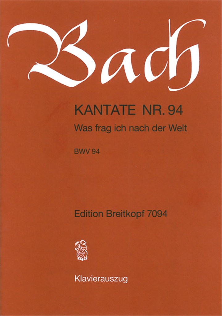 Kantate 94 Was frag ich nach